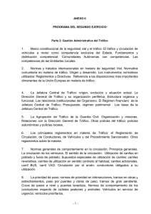 GRUPO DE MATERIAS COMUNES - Dirección General de Tráfico