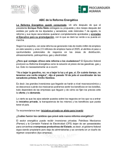 ABC de la Reforma EnergÃ©tica