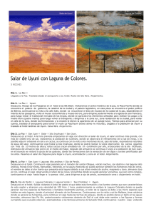 Salar de Uyuni con Laguna de Colores.  5 NOCHES