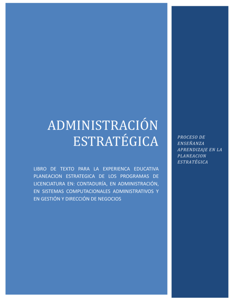 ADMINISTRACIÓ N ESTRATE GICA