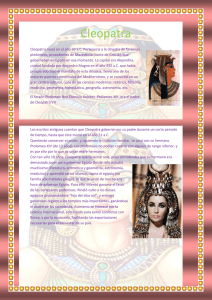 Cleopatra - produccion de textos neptali