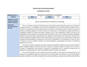 LICENCIATURA EN EDUCACIÓN PRIMARIA