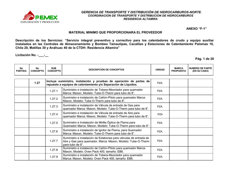 Anexo F-1 - Version Final - PEMEX Exploración Y Producción PEP