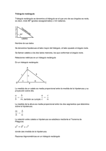 Triángulo rectángulo triángulo ) (grados sexagesimales