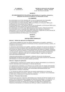 www.MIGLIORISIabogados.com EL GOBIERNO N º: 28/2009/ND