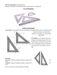 (kit de geometria).