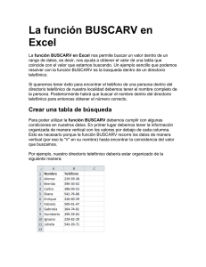 Manual de Función BUSCARV - Curso de Excel — Excelfull