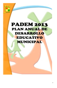 DEFINICIONES LEGALES Plan Anual de Desarrollo Educativo
