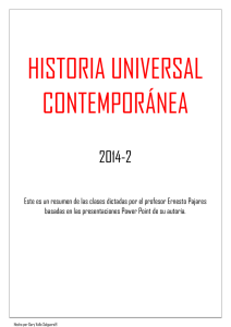 HISTORIA UNIVERSAL CONTEMPORÁNEA 2014