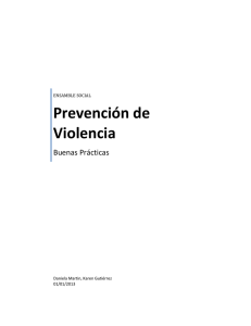 Prevención de Violencia