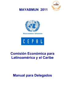 MAYABMUN 2011 Comisión Económica para Latinoamérica y el