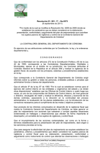 &ndash; No.0573 Resoluci&oacute;n 01- 001- 17 (8 septiembre de 2011)