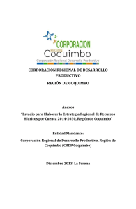 CORPORACIÓN REGIONAL DE DESARROLLO PRODUCTIVO REGIÓN DE COQUIMBO