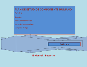 plan de estudios componente humano