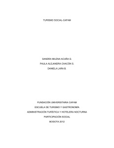 TURISMO SOCIAL-CAFAM SANDRA MILENA ACUÑA G. PAULA