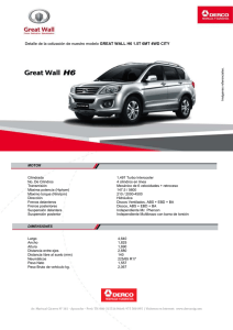 GREAT WALL H6 1.5T 6MT 4WD CITY