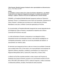 Chile-Panamá: Bachelet inaugura Seminario sobre oportunidades