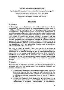 UNIVERSIDAD COMPLUTENSE DE MADRID Facultad de Ciencias