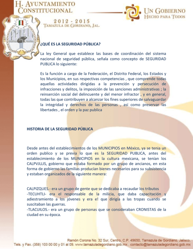 505 qu Es La Seguridad P blica