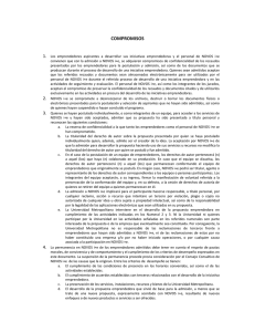Documento de Compromisos