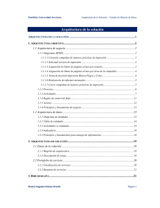 Arquitectura de la solución - Trabajos de Grado