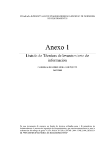 Anexo 1 - Ingeniería de Sistemas | Pontificia Universidad Javeriana