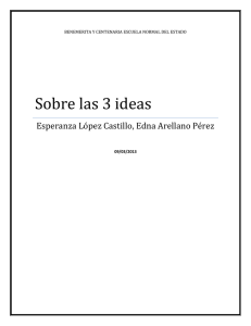 Sobre las 3 ideas