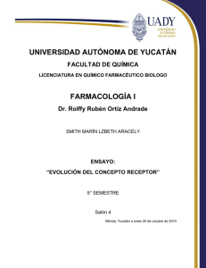 evolución del concepto receptor - Universidad Autónoma de Yucatán