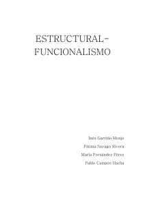2.1El Estructural funcionalismo