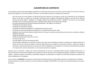 suscripción de contrato - Hospital Nacional Dos de Mayo