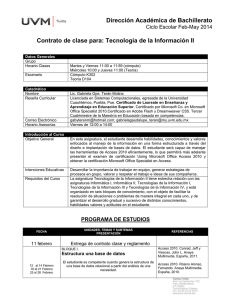 CARTA COMPROMISO - Tecnología de la Información II