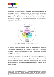 El modelo TPACK El modelo TPACK (Technological, Pedagogical