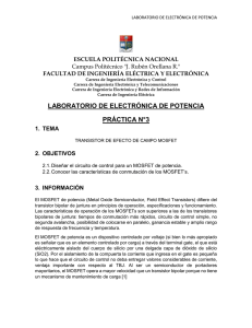 ESCUELA POLITÉCNICA NACIONAL FACULTAD DE INGENIERÍA ELÉCTRICA Y ELECTRÓNICA