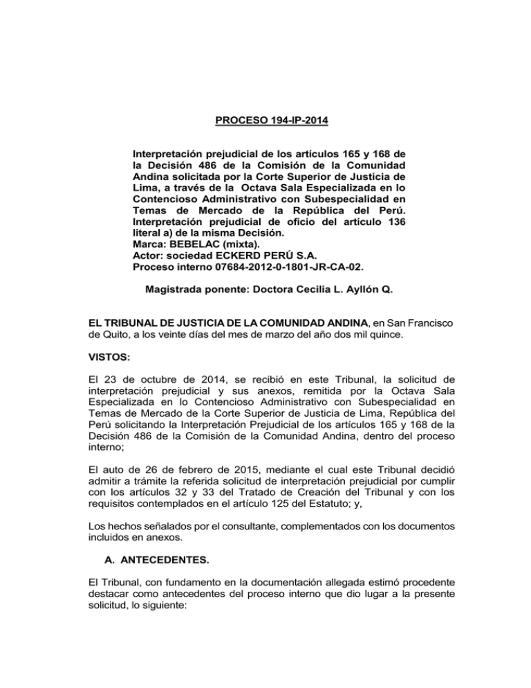 Proceso 194 ip 2014