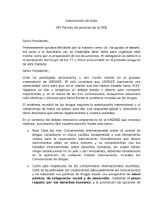 Intervención de Chile 58° Periodo de sesiones de la CND
