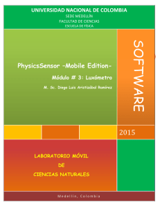 SOFTWARE  2015 PhysicsSensor –Mobile Edition-