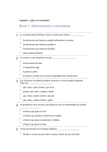Nivel 1: Definiciones y conceptos  1