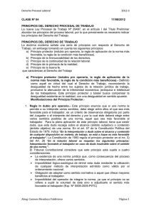 Derecho Procesal Laboral 2012-II CLASE Nº 04 17/08/2012