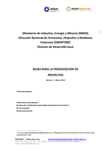 Ministerio de Industria, Energía y Minería (MIEM)