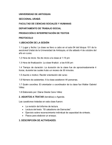 UNIVERSIDAD DE ANTIOQUIA SECCIONAL URABÁ FACULTAD DE CIENCIAS SOCIALES Y HUMANAS