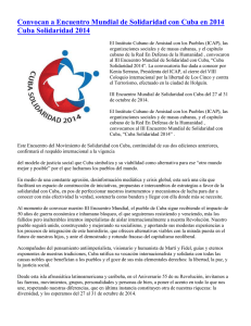Cuba Solidaridad 2014