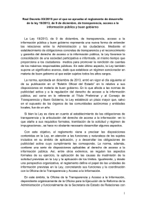 Real Decreto XX/2015 por el que se aprueba el reglamento de