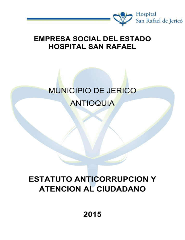 Descargars El Plan Estatuto Anticorrupción Nueva E S E Hospital