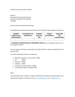Modelo de Certificación de Ingresos