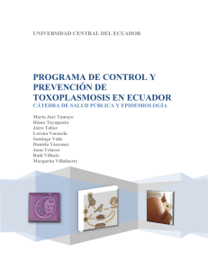 programa de control y prevención de toxoplasmosis en ecuador