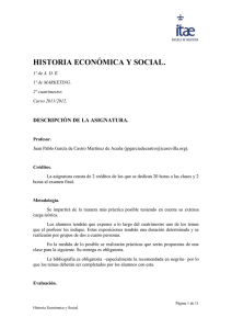 historia económica y social.