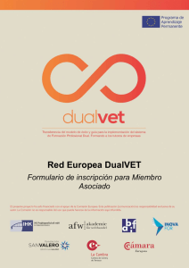 Red europea DualVET – Formulario de