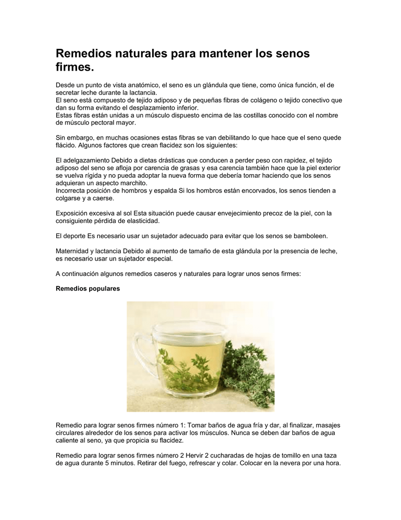 Tomar colageno para los senos