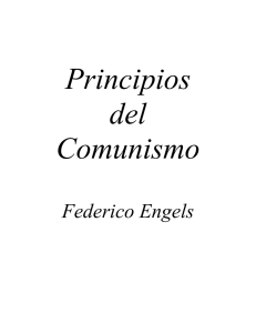 Principios del Comunismo Federico Engels