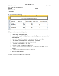 Microsoft Excel P1,P2 y P3 (59047)